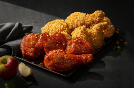 황금올리브 반반치킨(양념+후라이드)