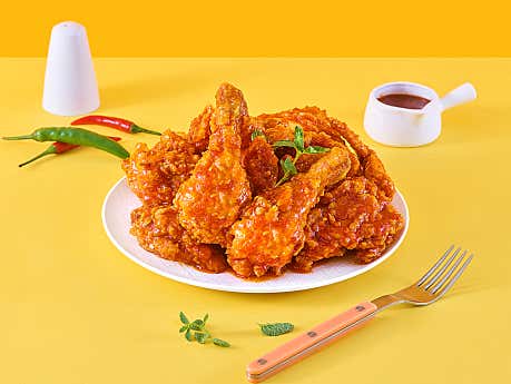 바삭한 양념치킨
