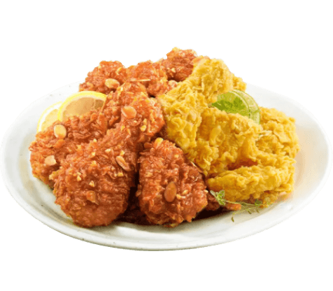 (반반치킨)후라이드/양념