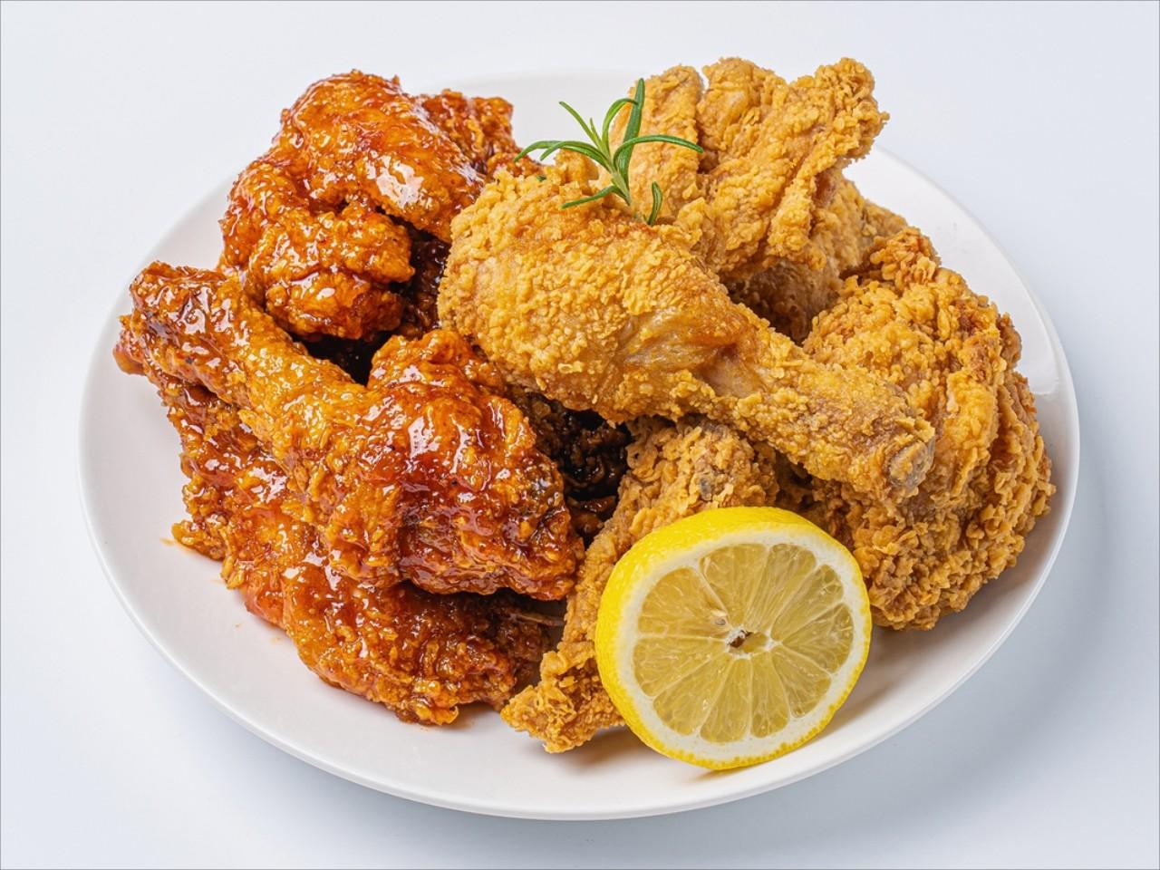 반반 치킨 (뼈)